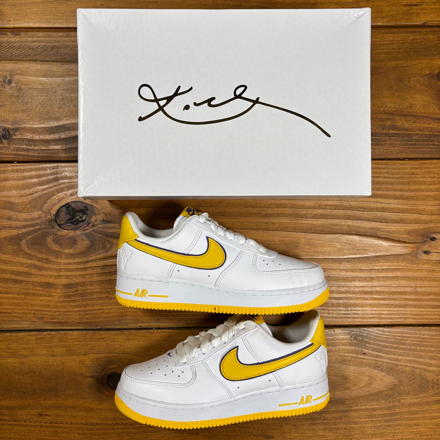 SIZE 6.5 - Kobe Bryant x Air Force 1 Low Retro QS 'Lakers Home' (Used)