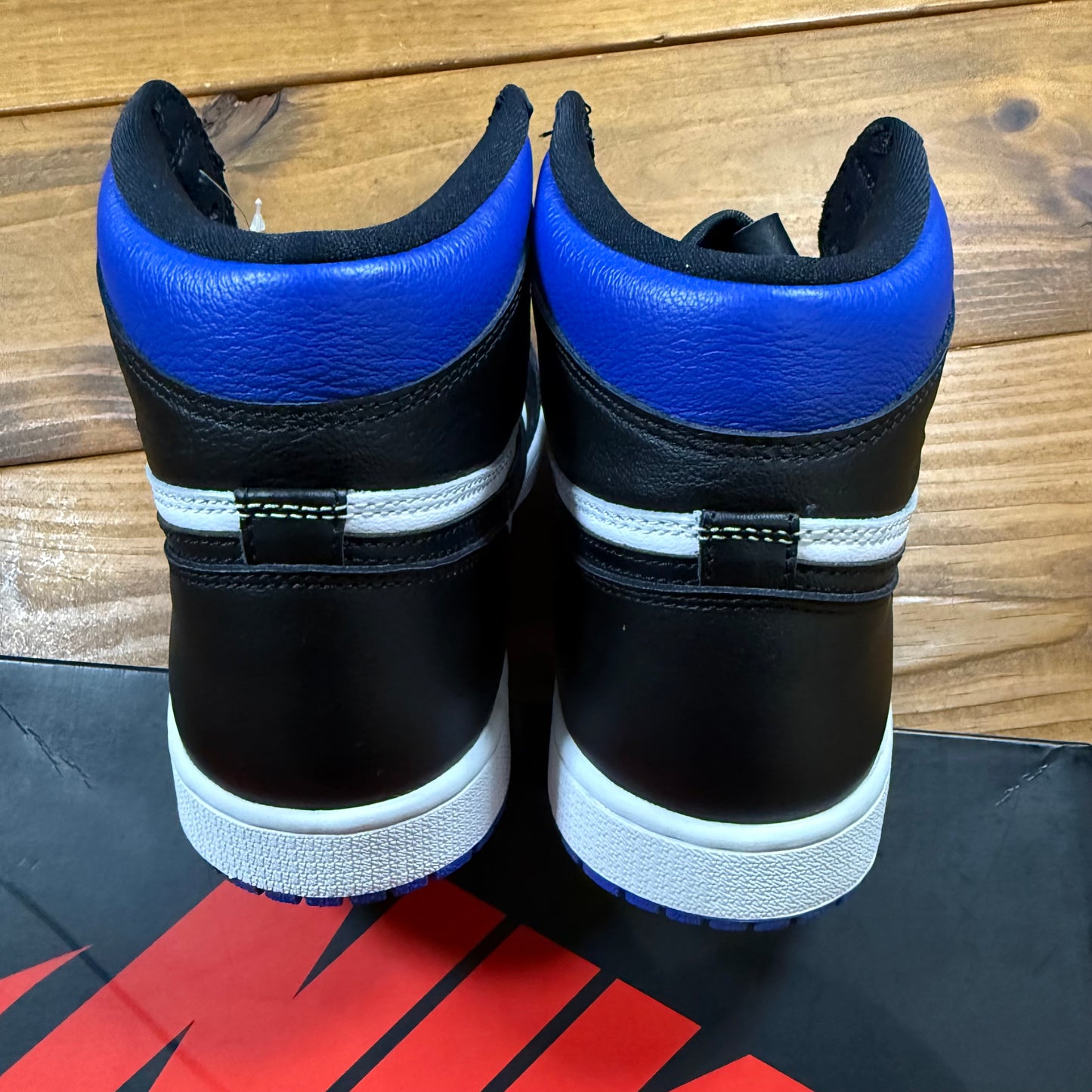 SIZE 9 - Jordan 1 Retro High OG 'Royal Toe' (Used)