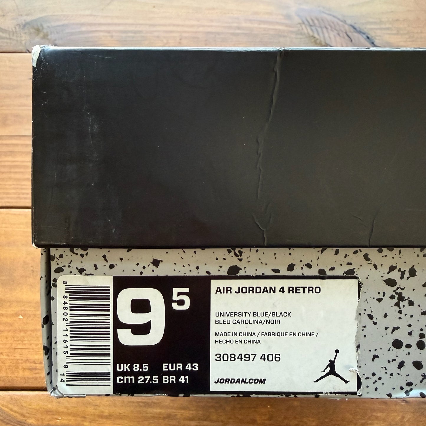 Size 9.5 - Travis Scott x Jordan 4 Retro 'Cactus Jack' (Used)