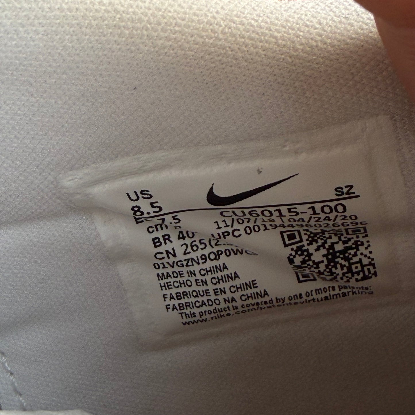 Talla 8.5 - Off-White x Air Rubber Dunk 'University Blue' (Usado)