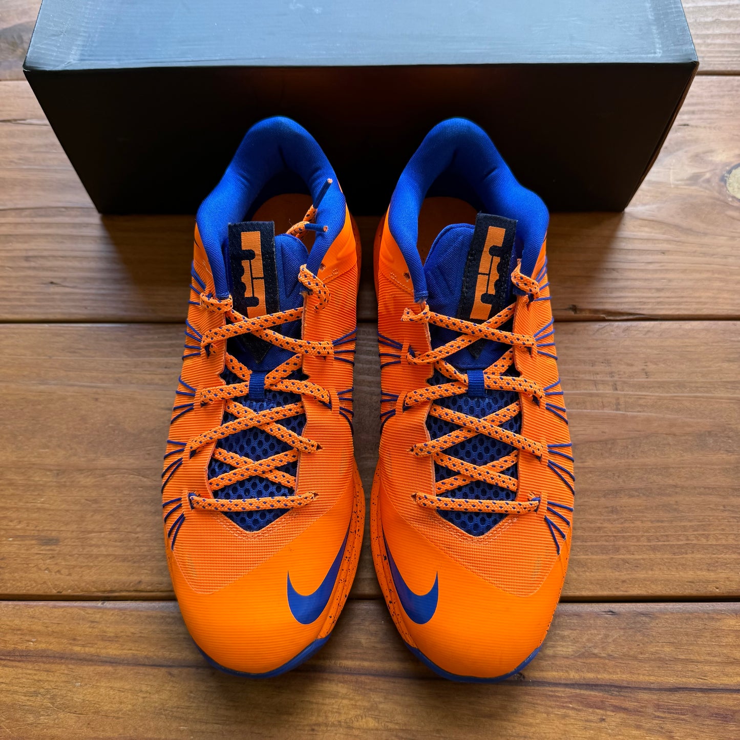 Size 10.5 - Air Max LeBron 10 Low 'Knicks' (Used)