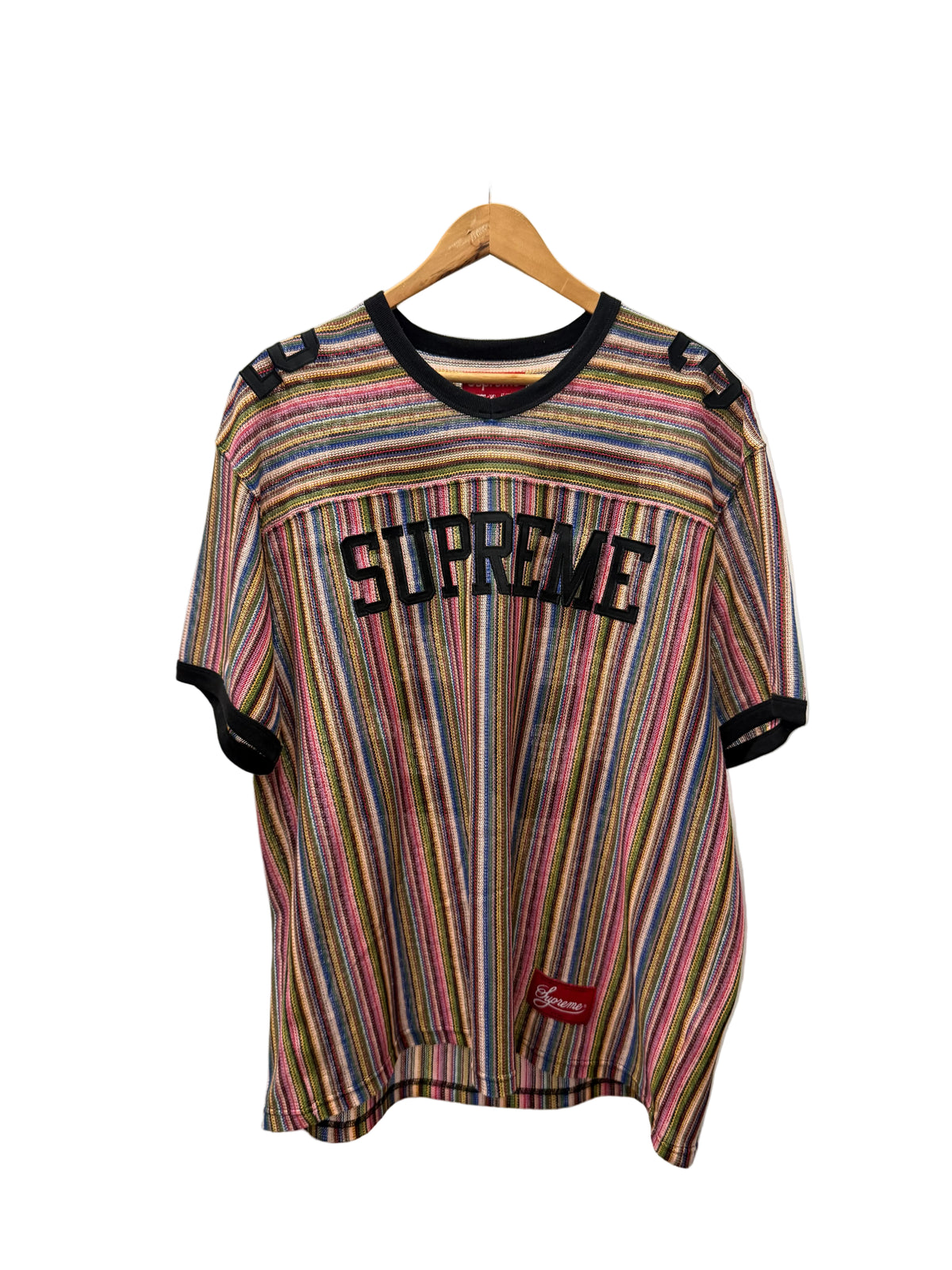 2XL - Supreme Open Knit Football Jersey (Pre-Owned)