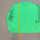 XL - Vetements Metal Printed Long-Sleeve 'Neon Green' (Pre-Owned)