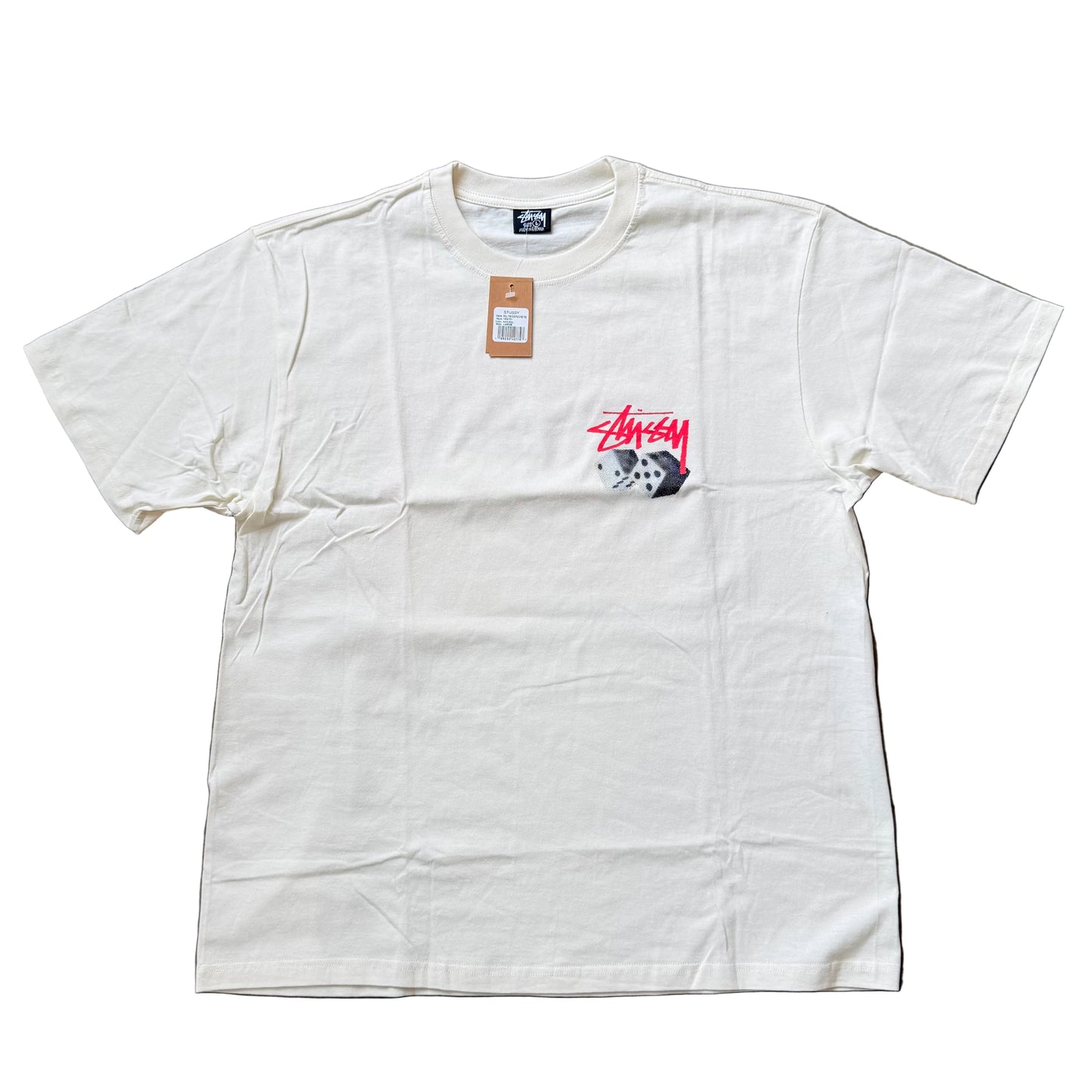 Stussy Roll the Dice Pigment Dyed T-Shirt „Natural“