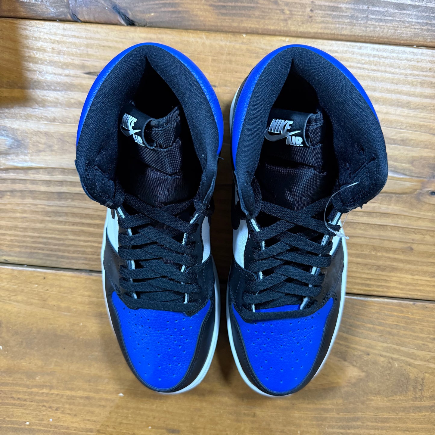 SIZE 9 - Jordan 1 Retro High OG 'Royal Toe' (Used)