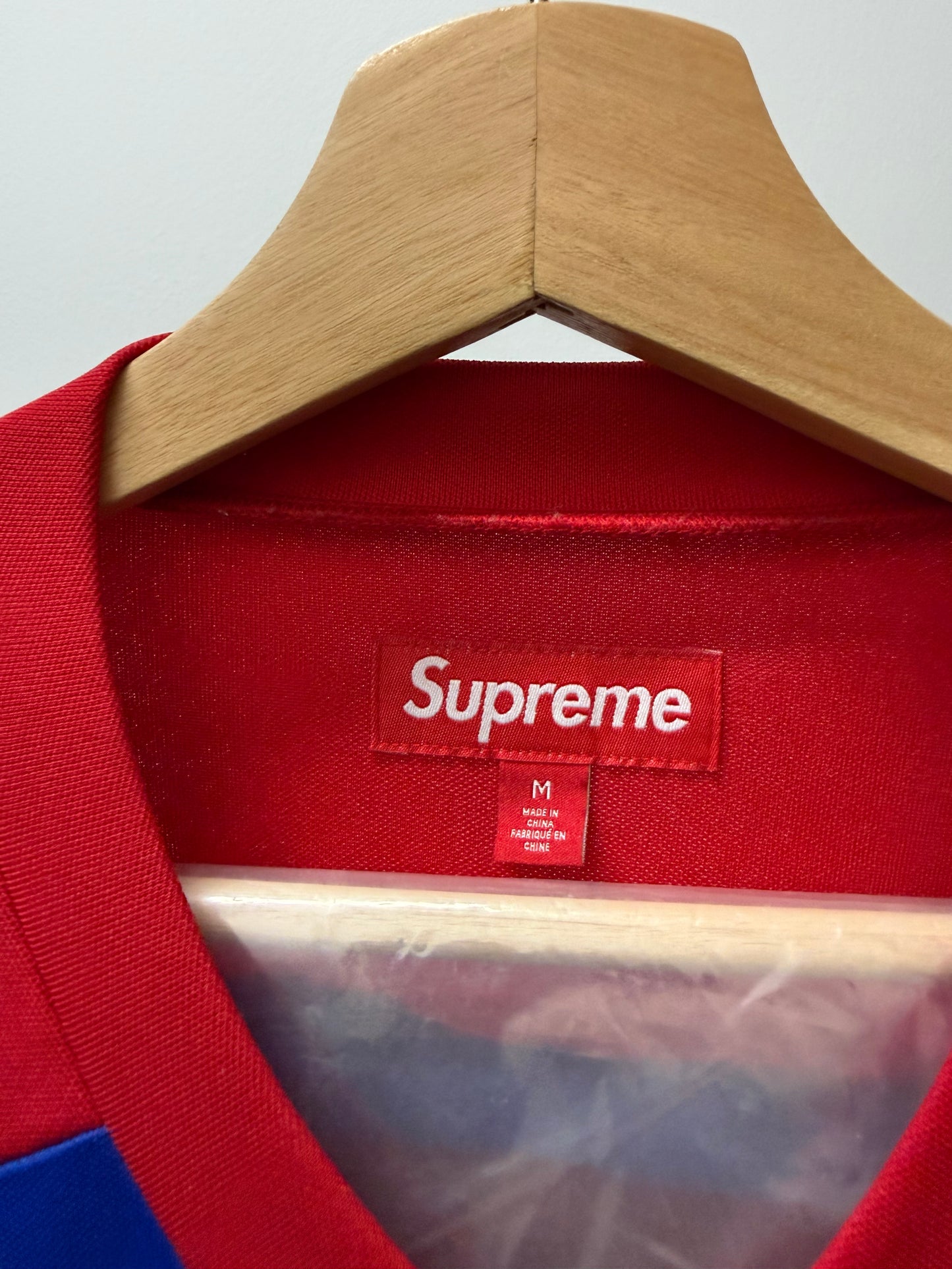 Medium - Supreme Paneled Hockey Jersey 'White' (Pre-Owned)