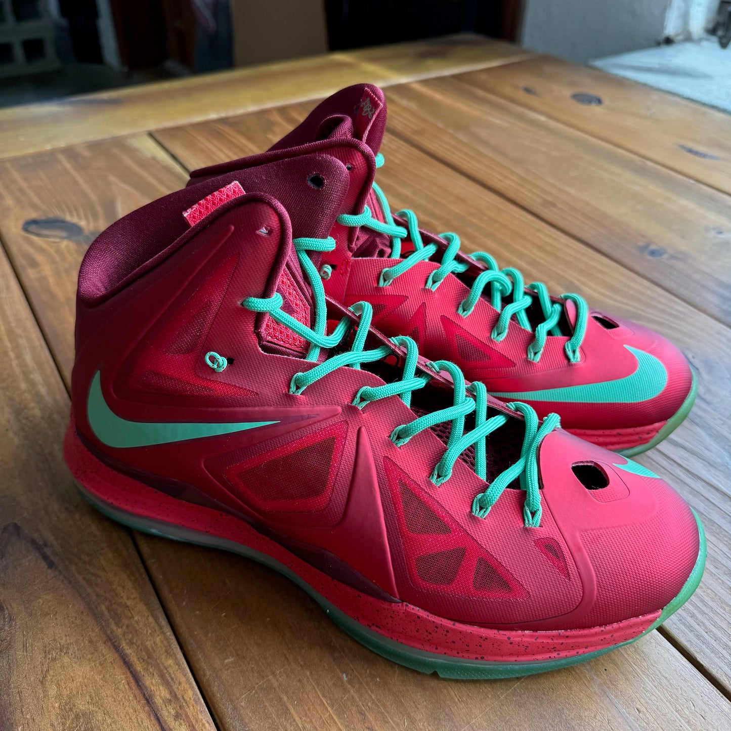 Size 10.5 - LeBron 10 'Christmas' (Used)