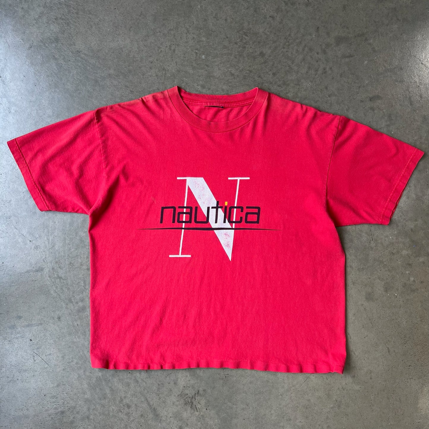 VINTAGE NAUTICA LOGO TEE