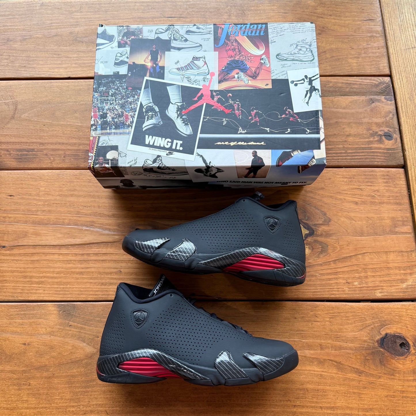 Size 8.5 - Jordan 14 Retro SE 'Black Ferrari' (Used)