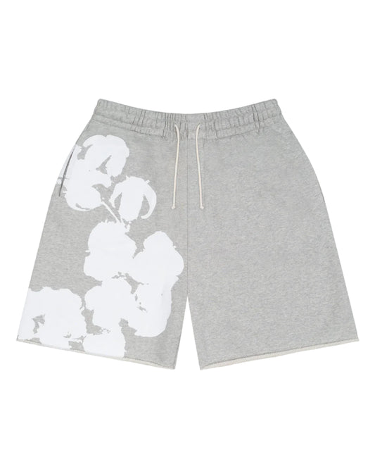 Denim Tears Biggie Cotton Wreath Sweat Shorts - Grey