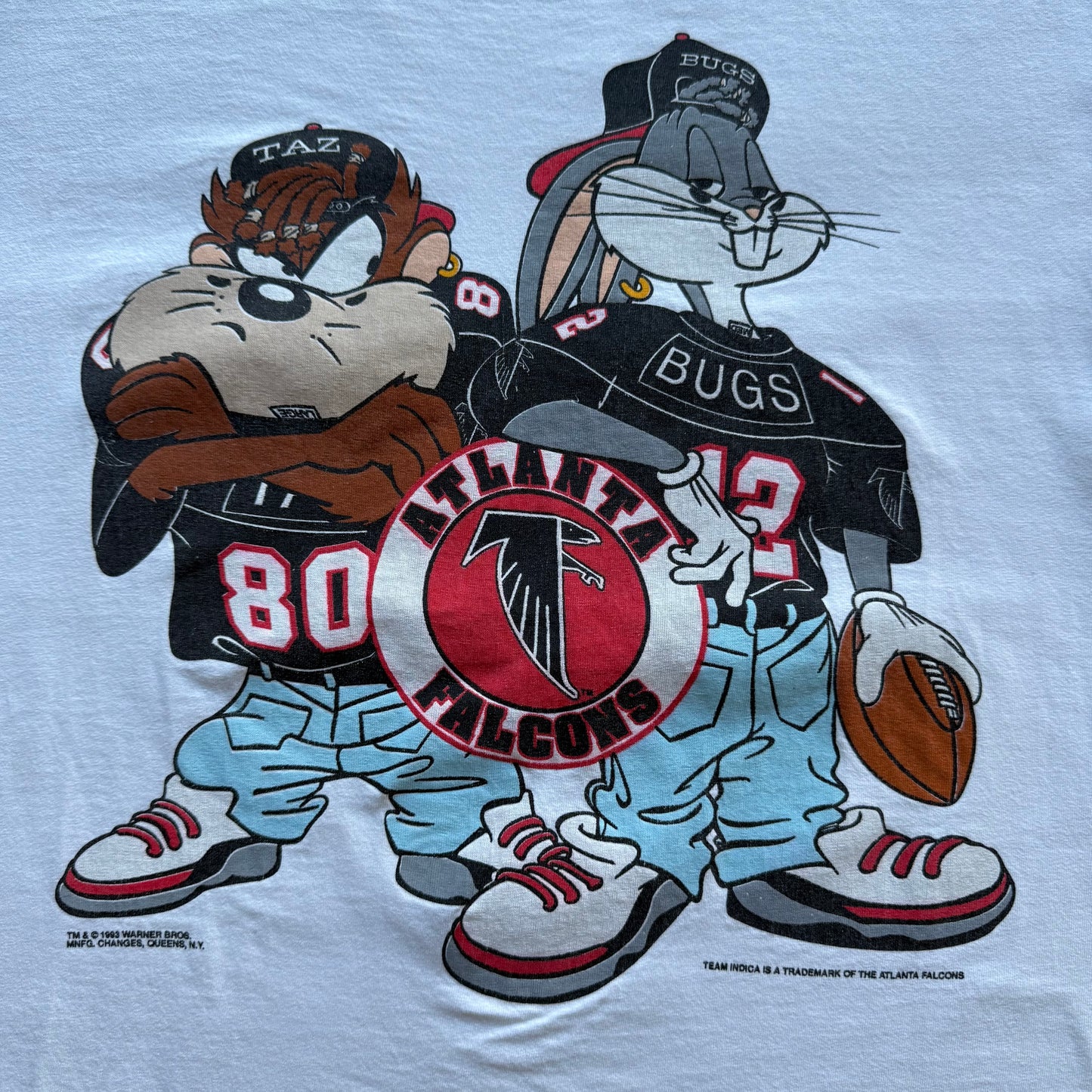 XL – Vintage ATL Falcons Bugs Taz T-Shirt