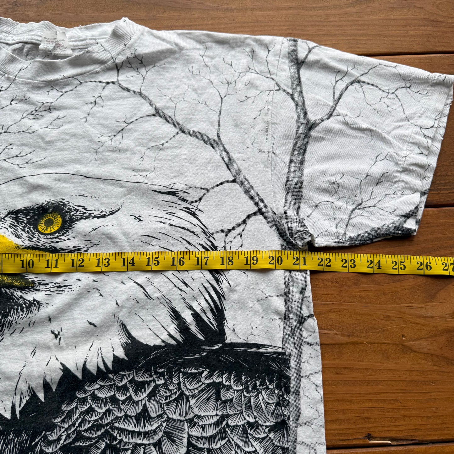XL – Vintage Eagle Allover-Print-T-Shirt