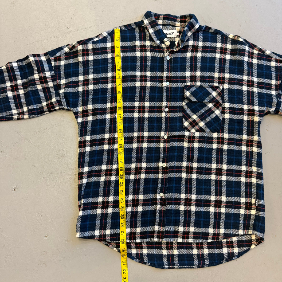 Palace Drop Shoulder Shirt 'Navy' (Pre-Owned) - Large