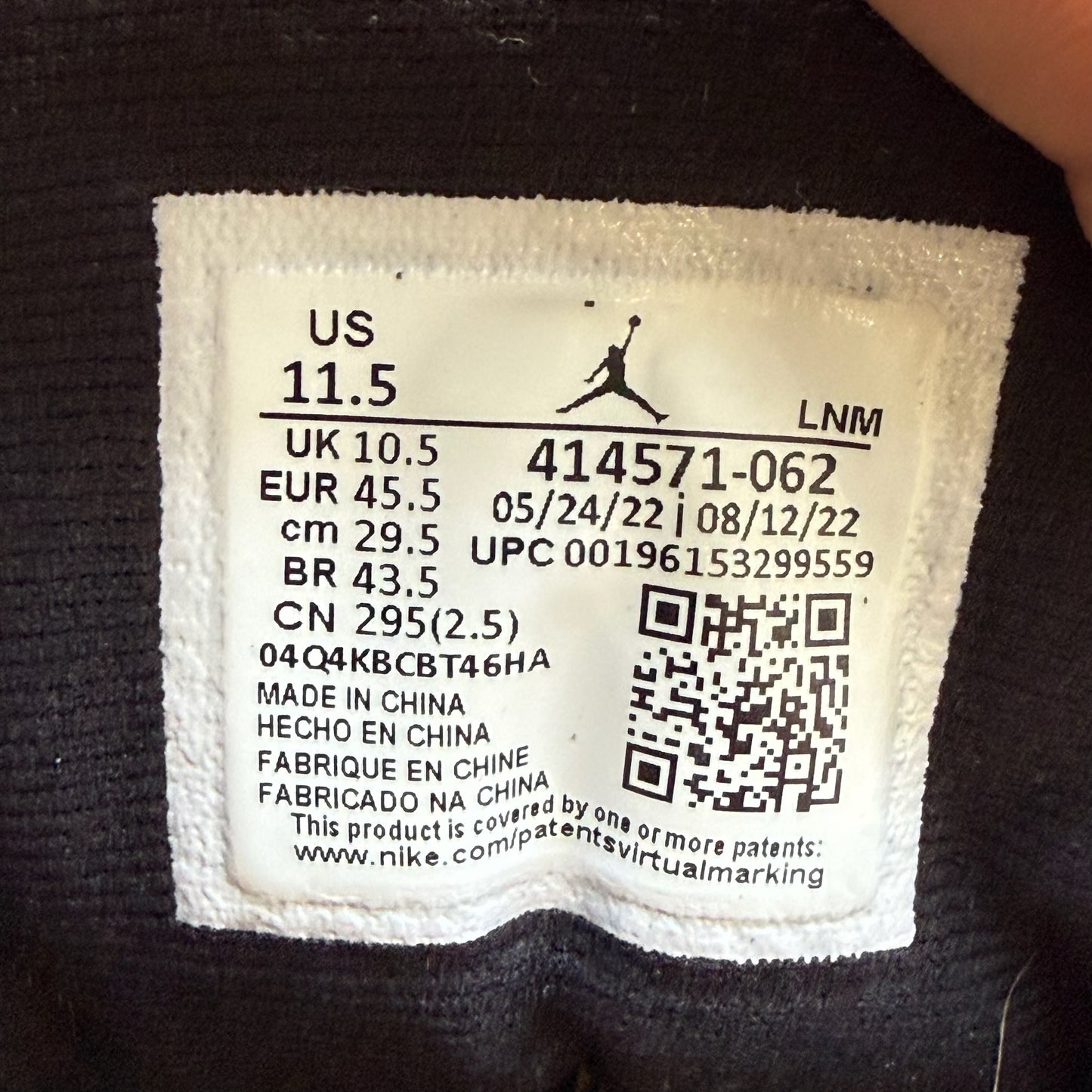 Größe 45,5 - Jordan 13 Retro 'Playoff' 2023 (Gebraucht)