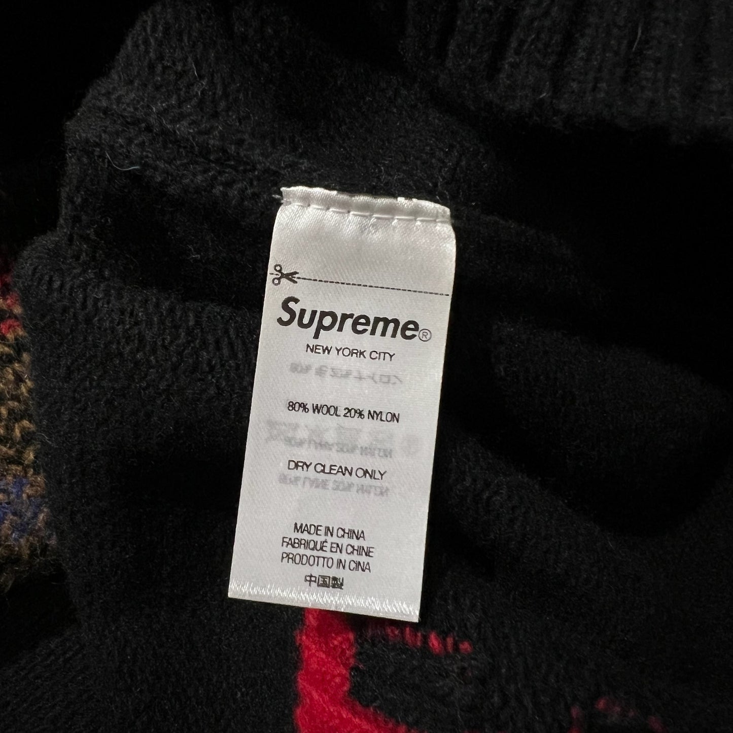 SIZE MEDIUM - Supreme Yohji Yamamoto Tekken Sweater (Used)