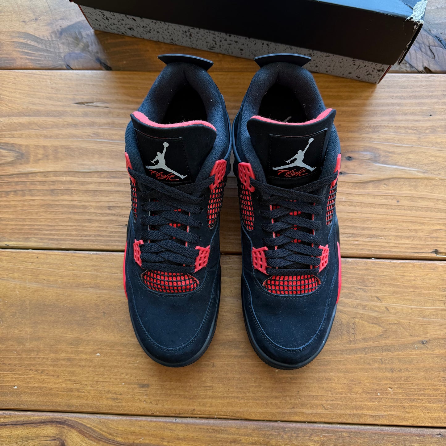 Size 11.5 - Jordan 4 Retro 'Red Thunder' (Used)