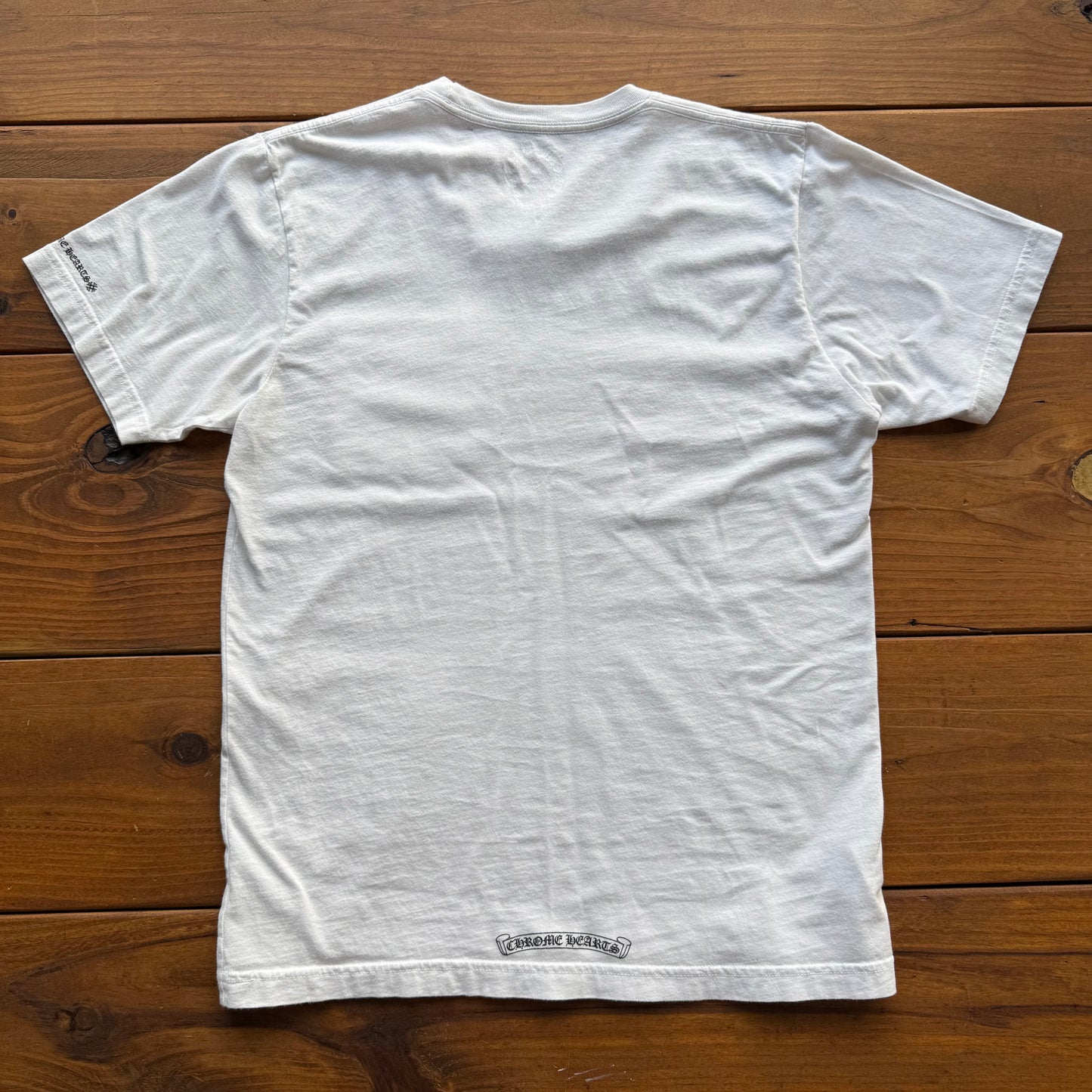 Medium - Chrome Hearts Neck Logo Tee White