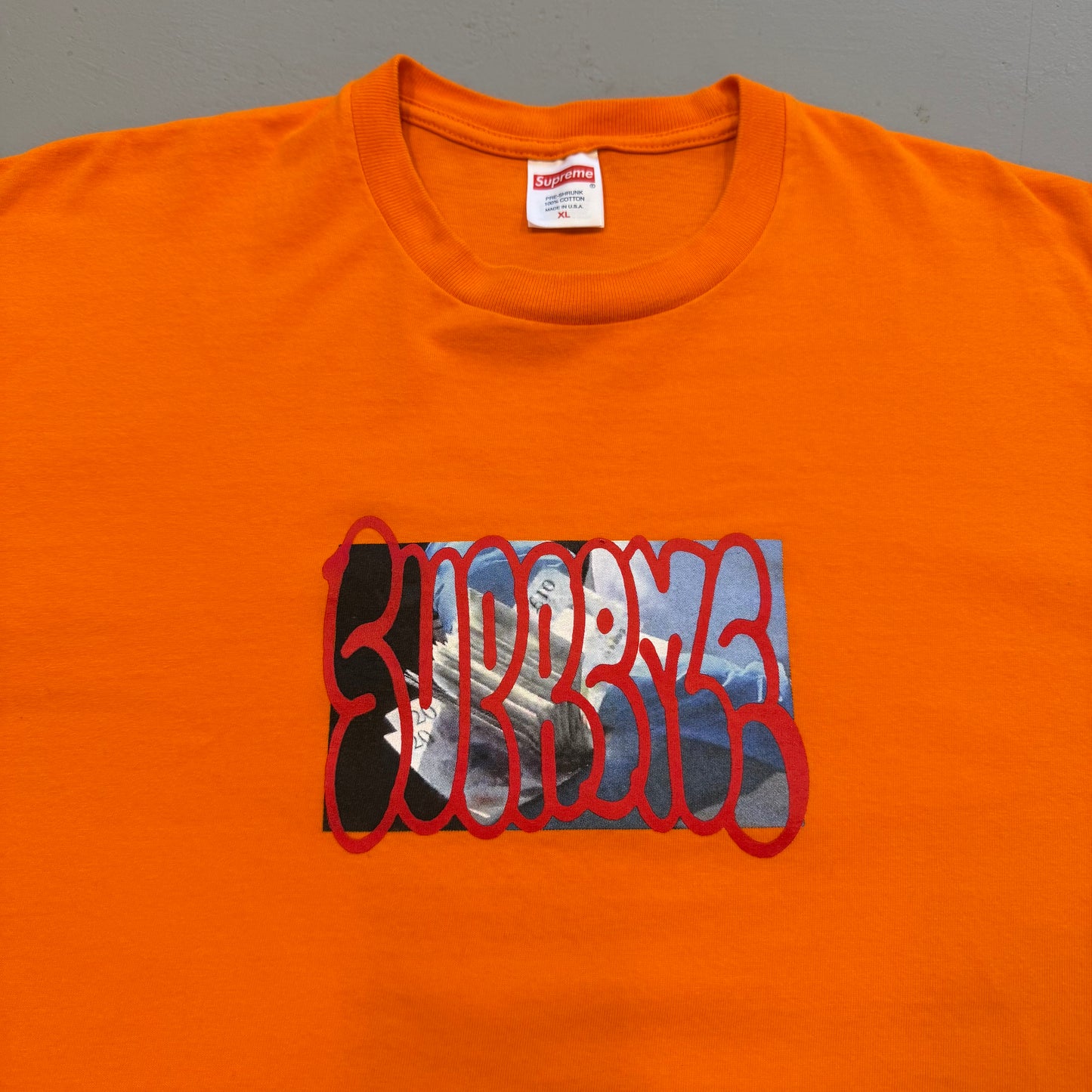 XL - Supreme Payment Tee 'Orange' (Pre-Owned)