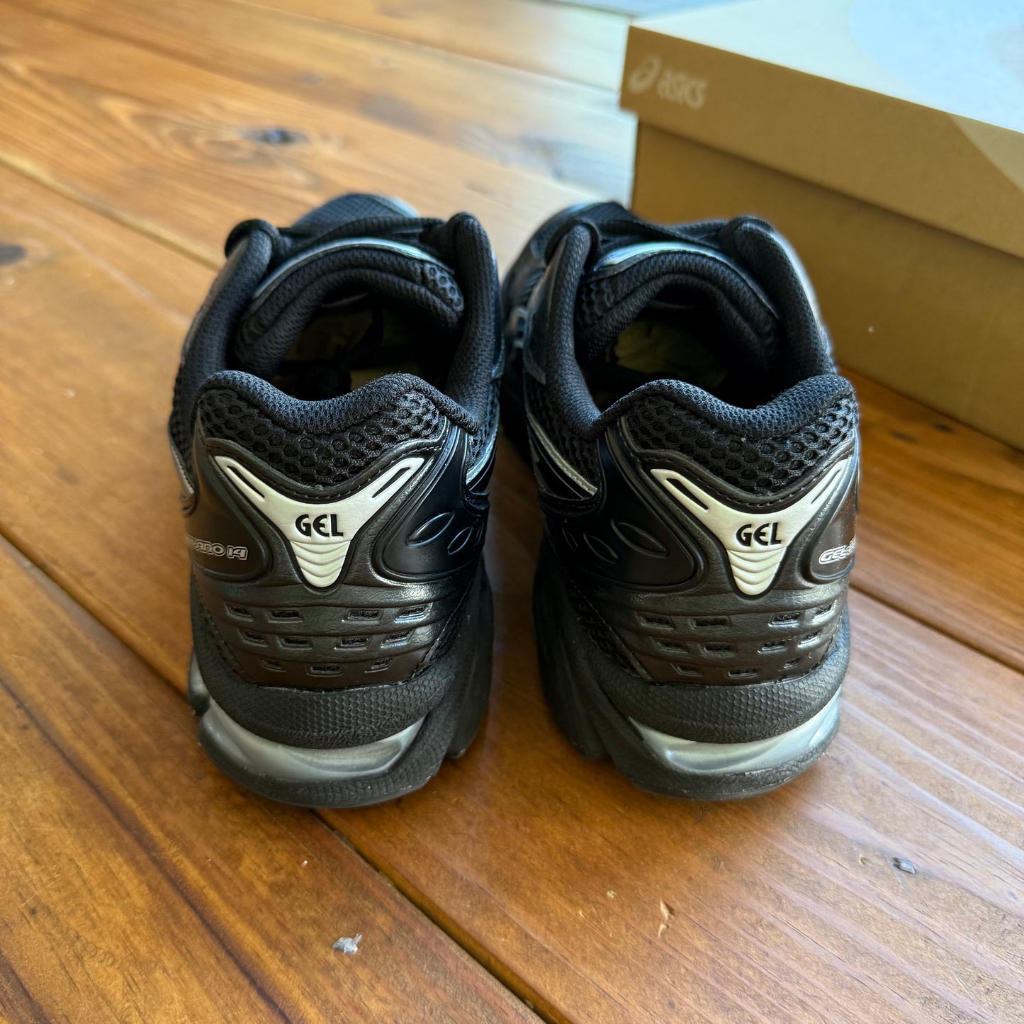 Größe 8.5 - Gel Kayano 14 'Black Pure Silver' (Gebraucht)