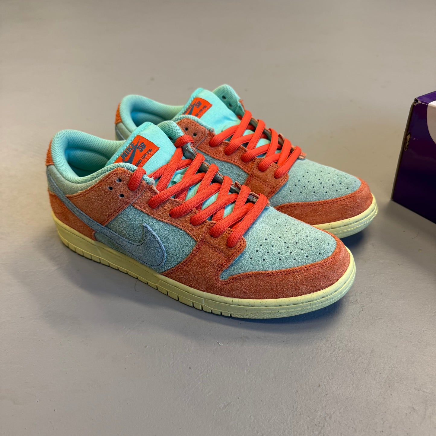 Size 12 - Dunk Low SB 'Orange Emerald Rise' (Used)