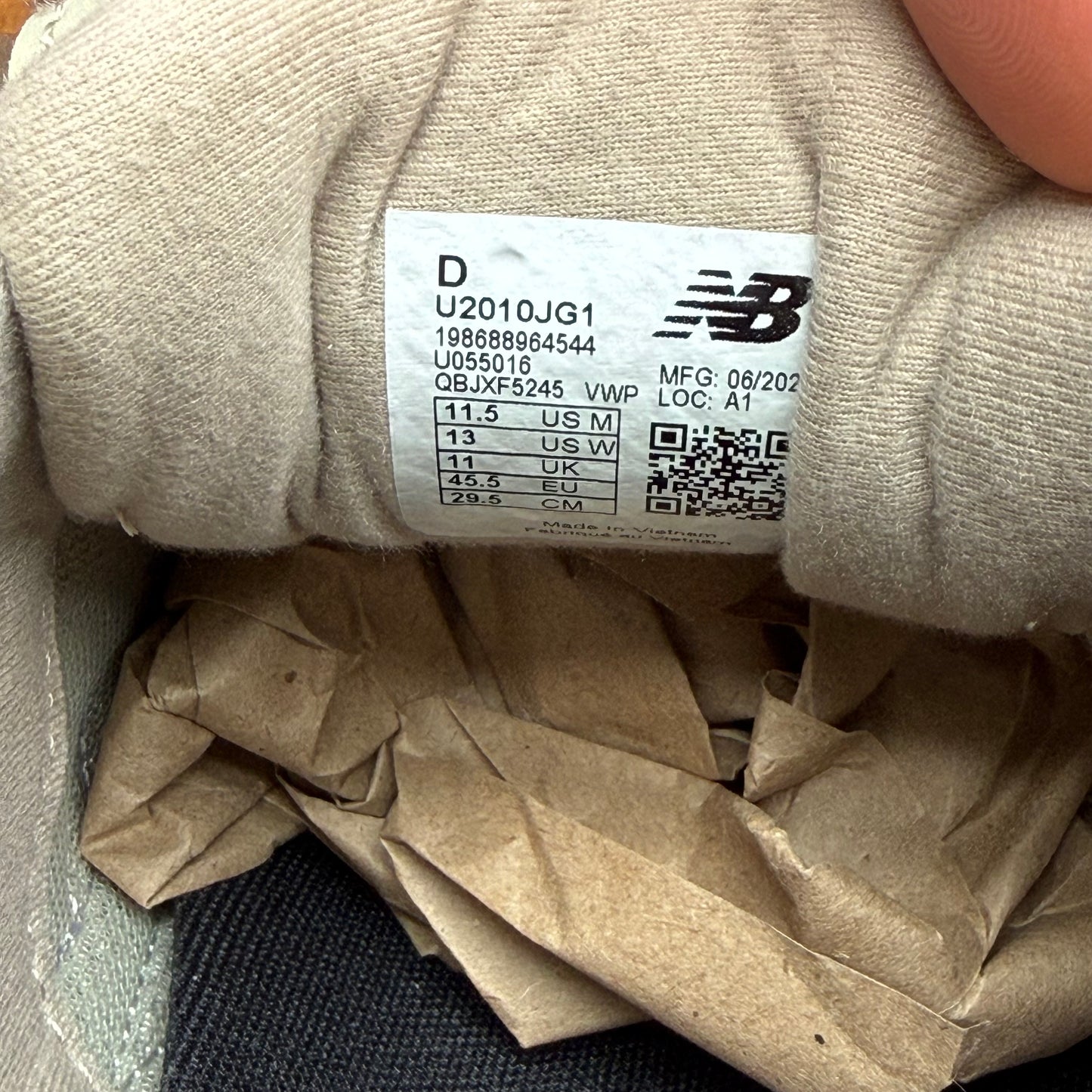 Size 11.5 - New Balance Joe Freshgoods x 2010 'Bag Lady' (Used)