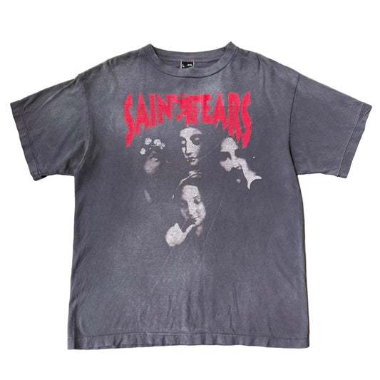 Groß – Saint Michael x Denim Tears Faces T-Shirt
