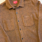 Supreme Brushed Flannel Twill Shirt 'Brown' (Pre-Owned) - Large