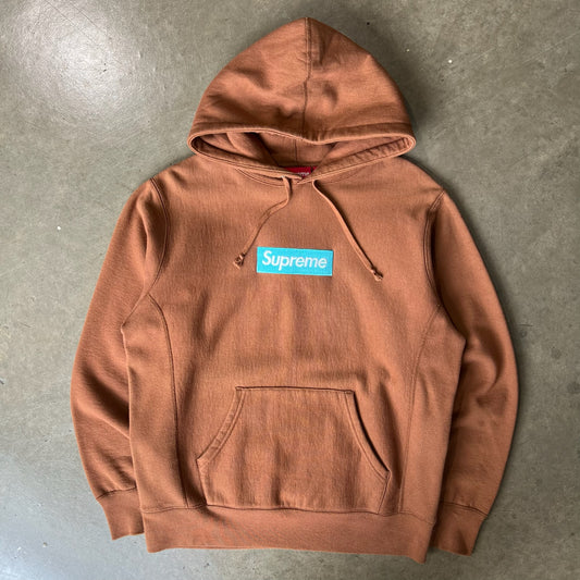 MEDIUM - Supreme Box Logo Hooded Sweatshirt 'Rust'