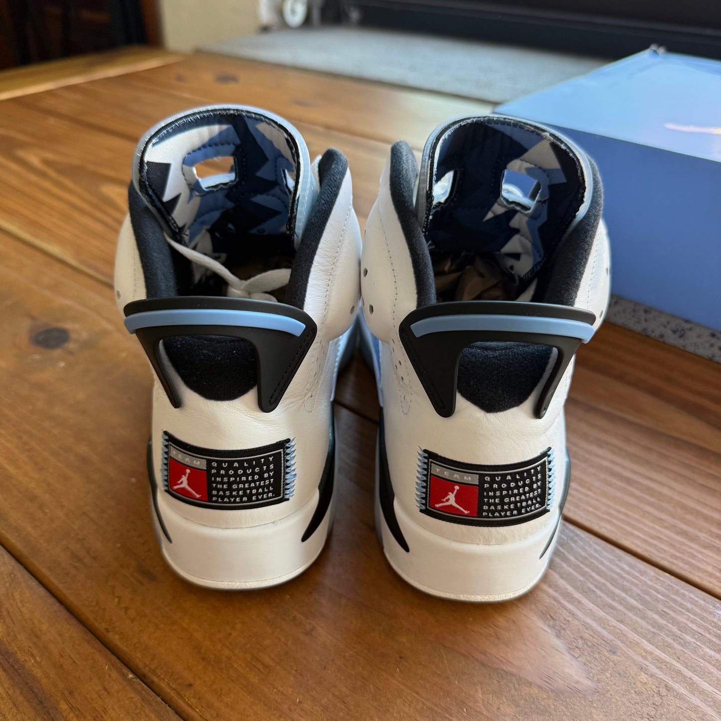 Größe 42.5 - Jordan 6 Retro 'UNC Home' (Gebraucht)