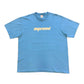 XL - Supreme Pinline Tee 'Bright Blue' (Pre-Owned)