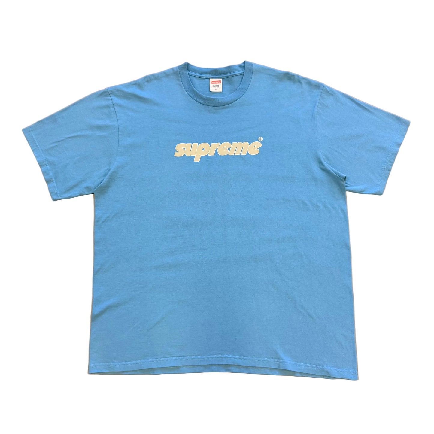 XL - Supreme Pinline Tee 'Bright Blue' (Pre-Owned)