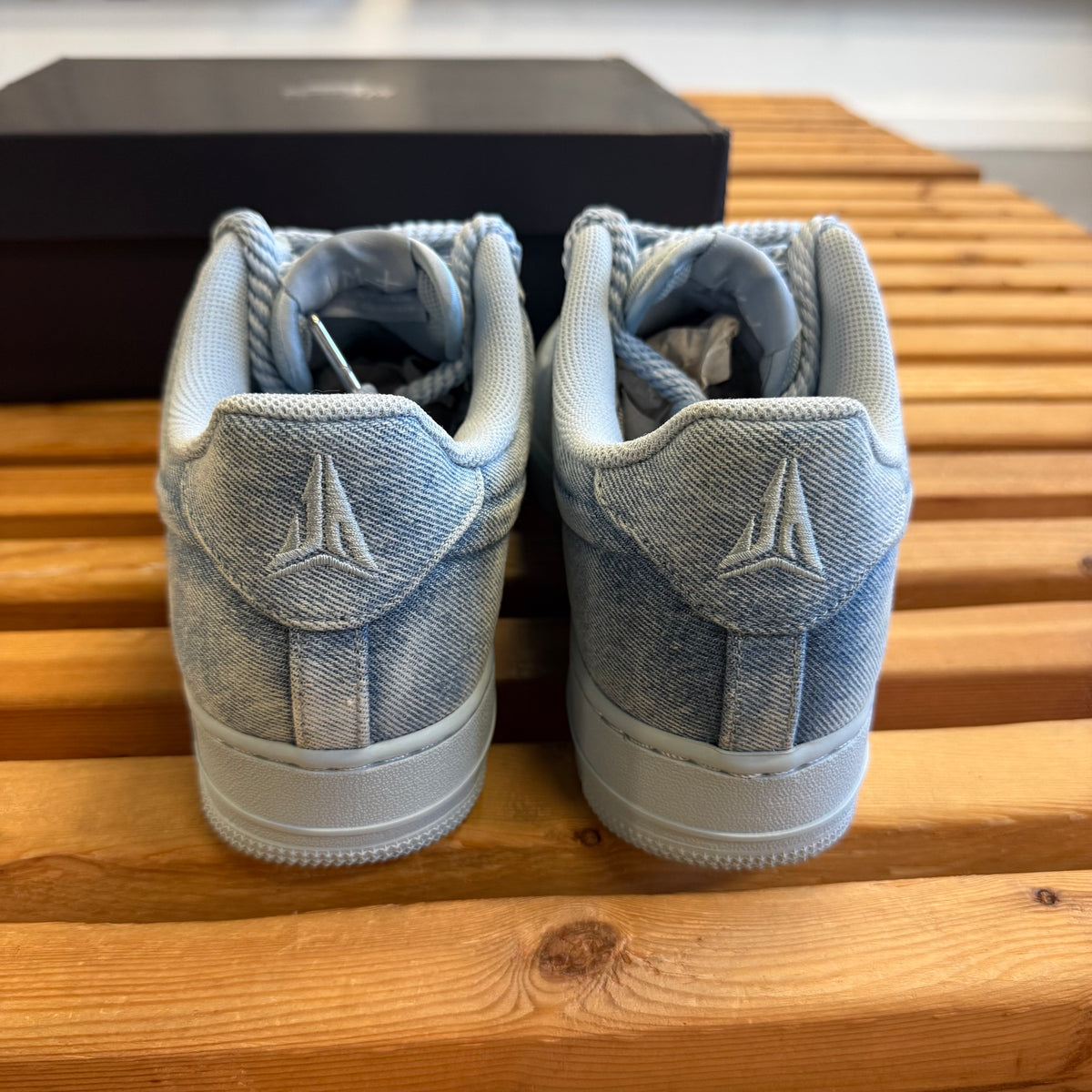 Ja Morant x Nike Air Force 1 Low 'Denim' (Used) - Size 9.5