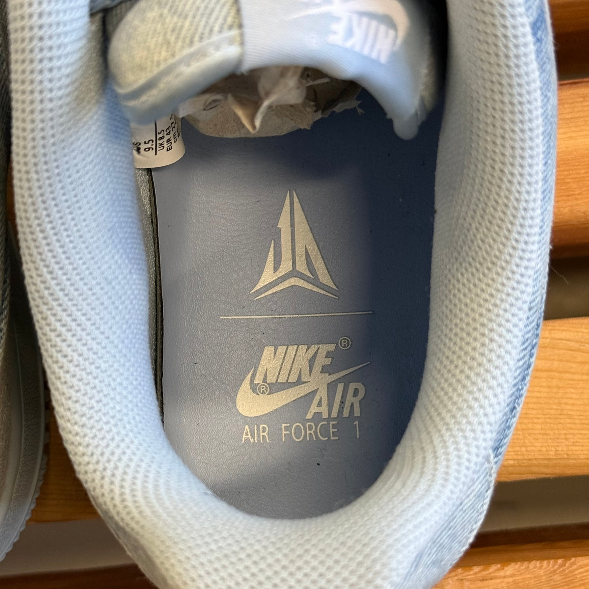 Ja Morant x Nike Air Force 1 Low 'Denim' (Used) - Size 9.5