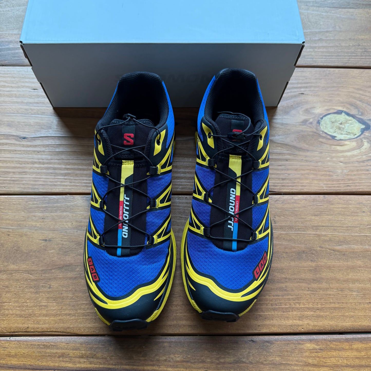 Size 11.5 - JJJJound x XT-6 'Nautical Blue Lemon' (Used)