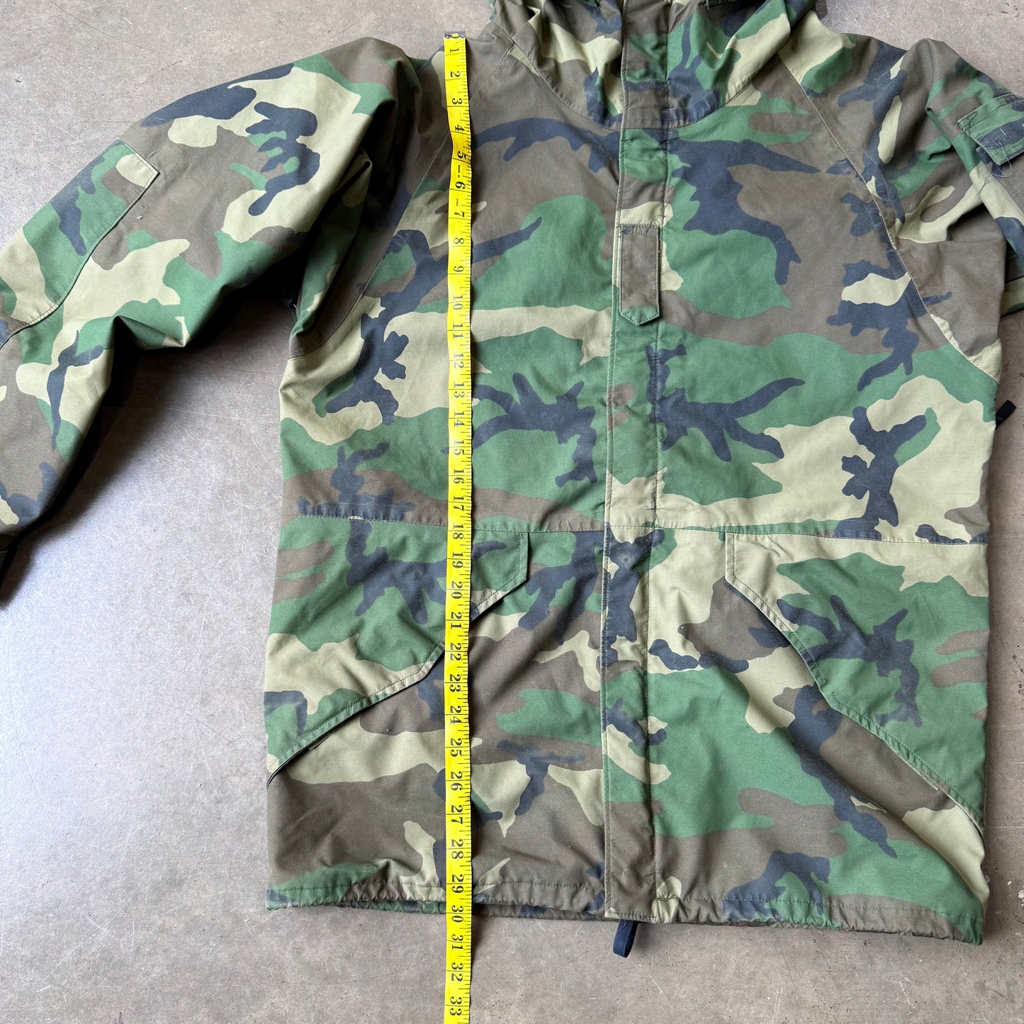 XL - Chaqueta Anorak Camuflaje Militar Vintage