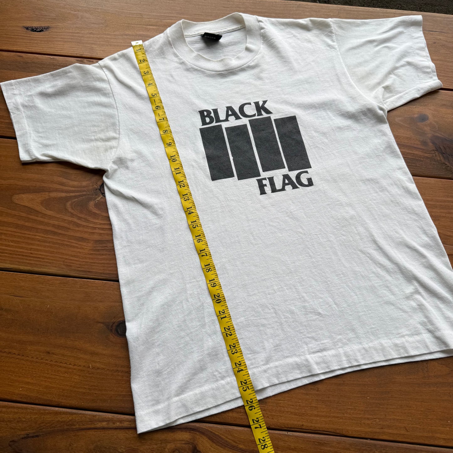 Groß - Vintage Black Flag T-Shirt
