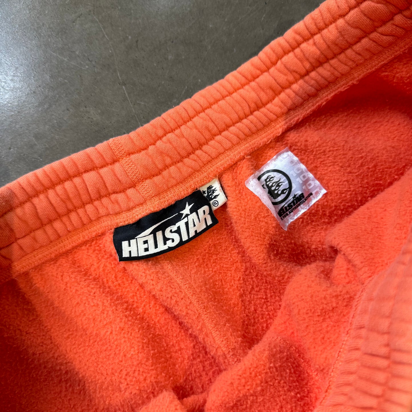 XL - Hellstar Fire Orange Sweatpants