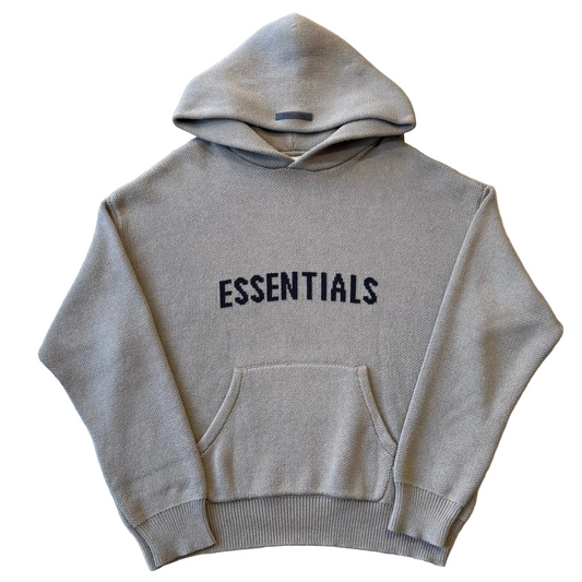 Fear of God ESSENTIALS Knit Hoodie 'Brown'