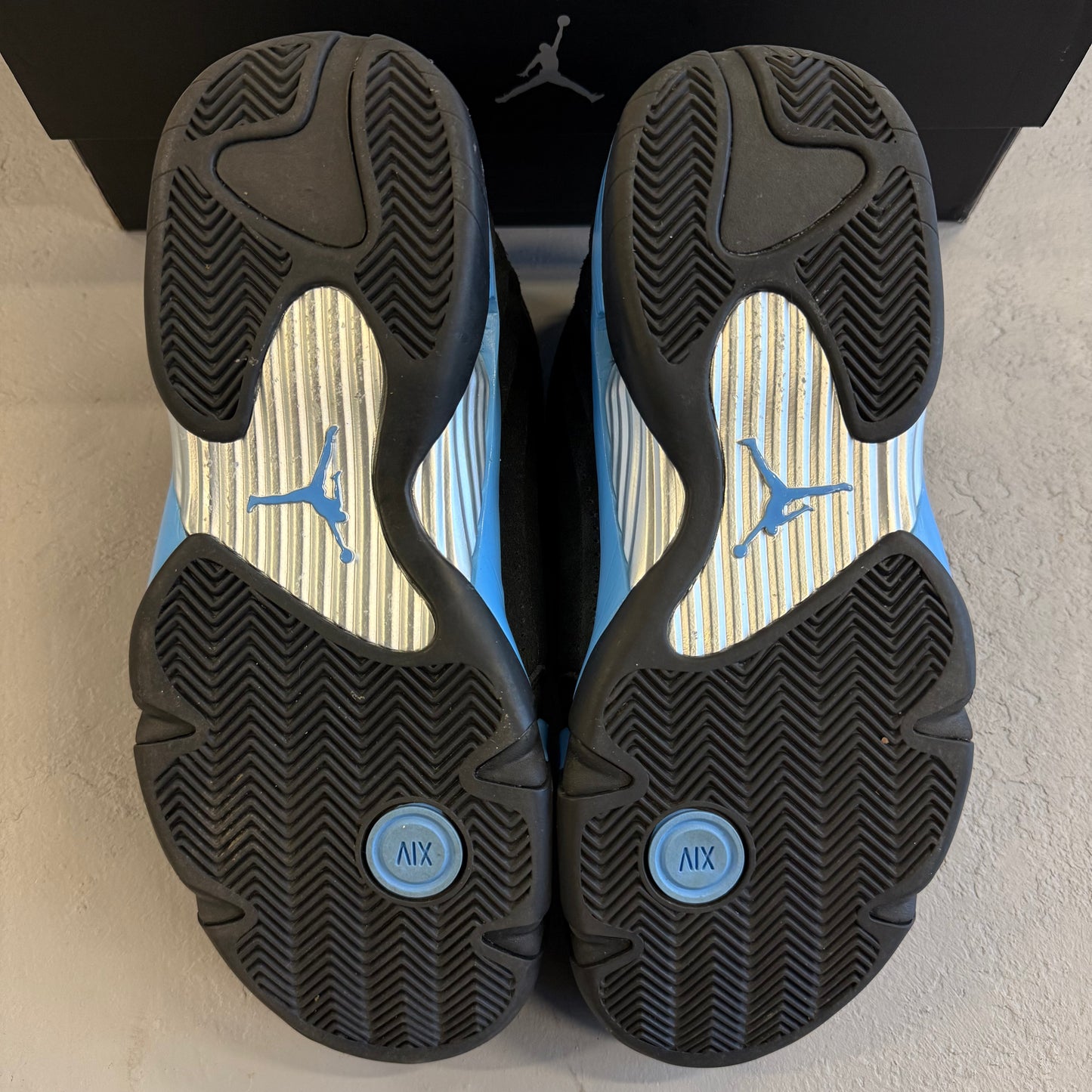 Size 10 - Jordan 14 Retro 'Black University Blue' 2026 (Used)