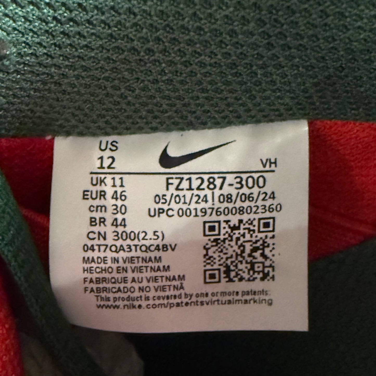 SIZE 12 - Dunk Low Premium SB 'Seattle Supersonics' (Used)