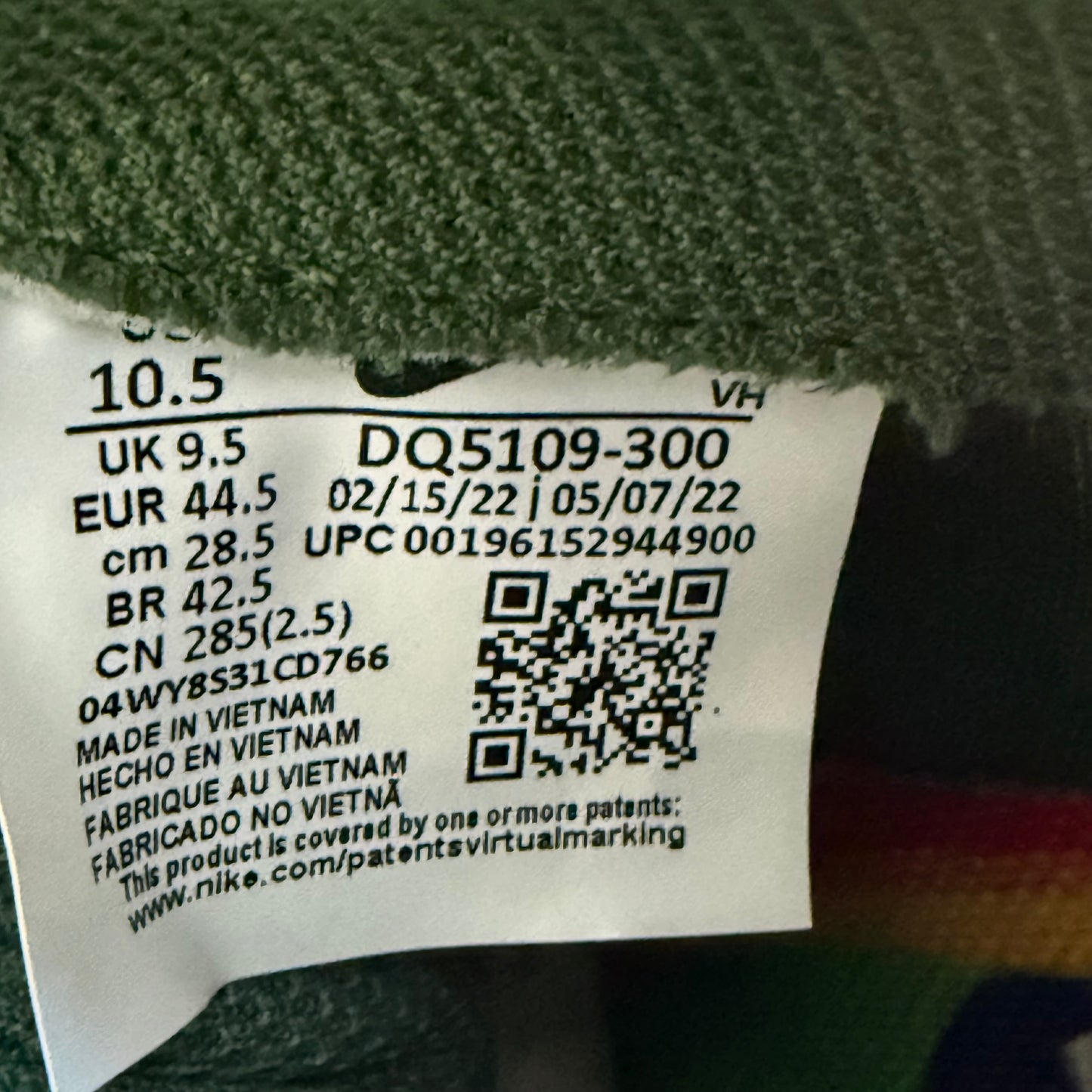 Size 10.5 - Cactus Plant Flea Market x CPFM Flea 1 'Overgrown' (Used)