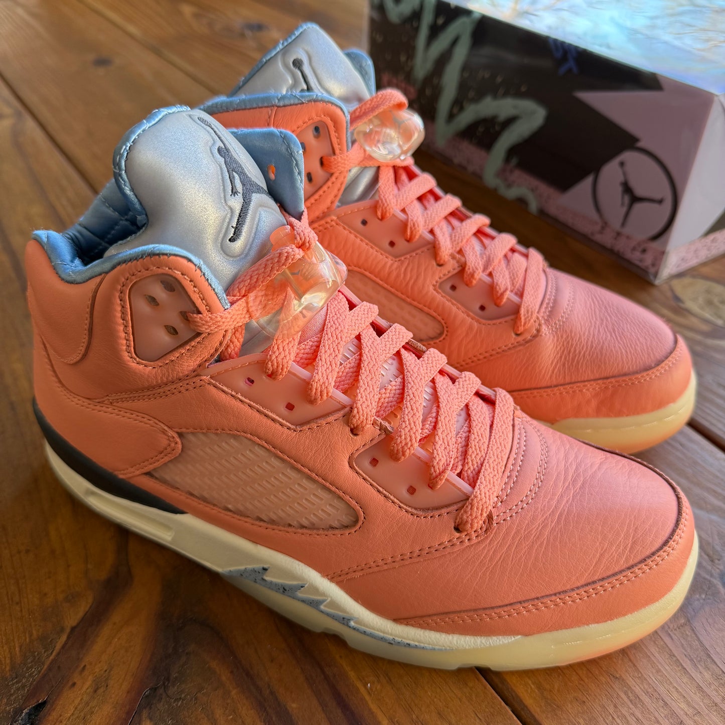 Size 9 - DJ Khaled x Jordan 5 Retro 'We The Best - Crimson Bliss' (Used)