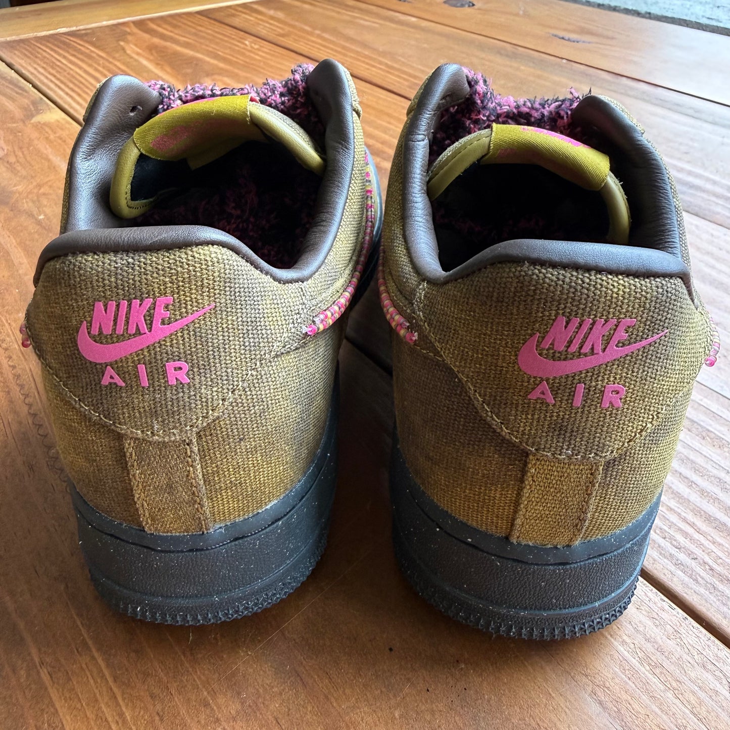 Talla 9.5 - Air Force 1 Low '07 QS 'Boucle Desert Moss' (Usadas)