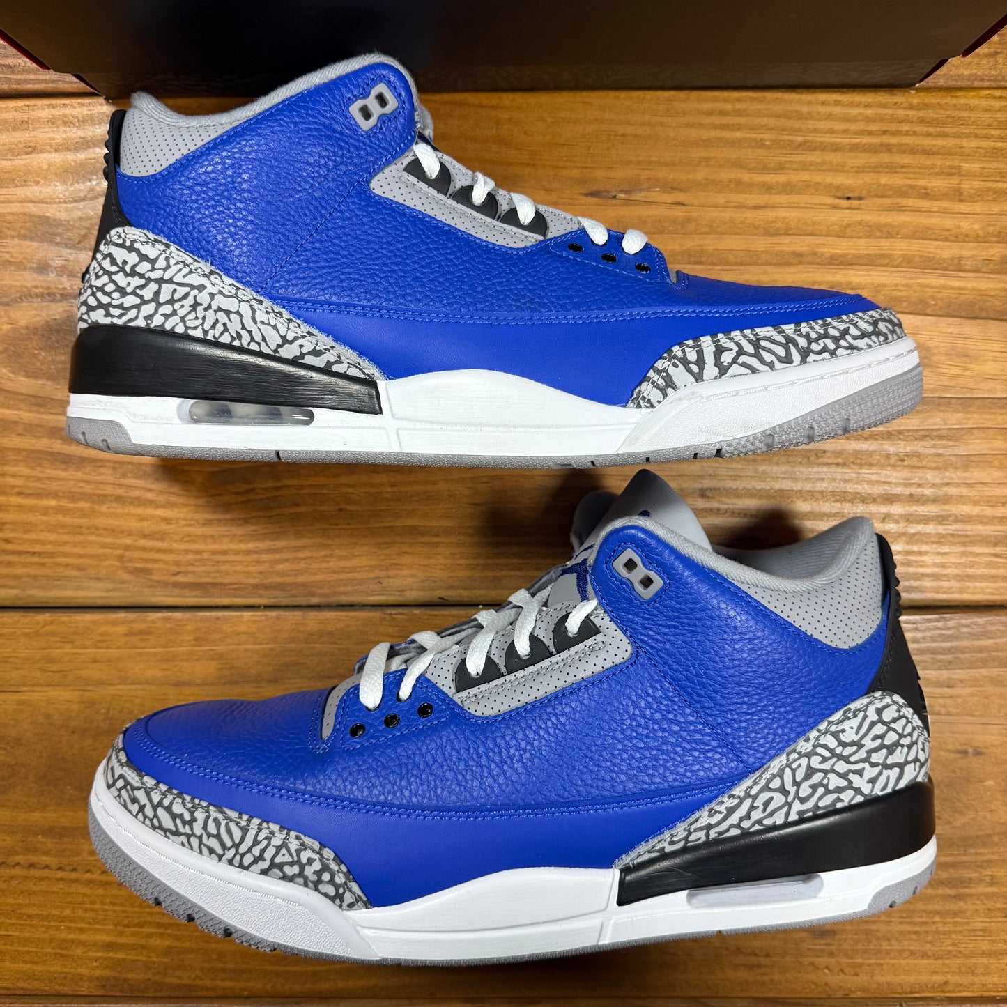SIZE 14 - Jordan 3 Retro 'Varsity Royal' (Used)