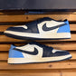 Size 13 - Jordan 1 Retro Low OG 'Obsidian UNC' (Used/Damaged Box)