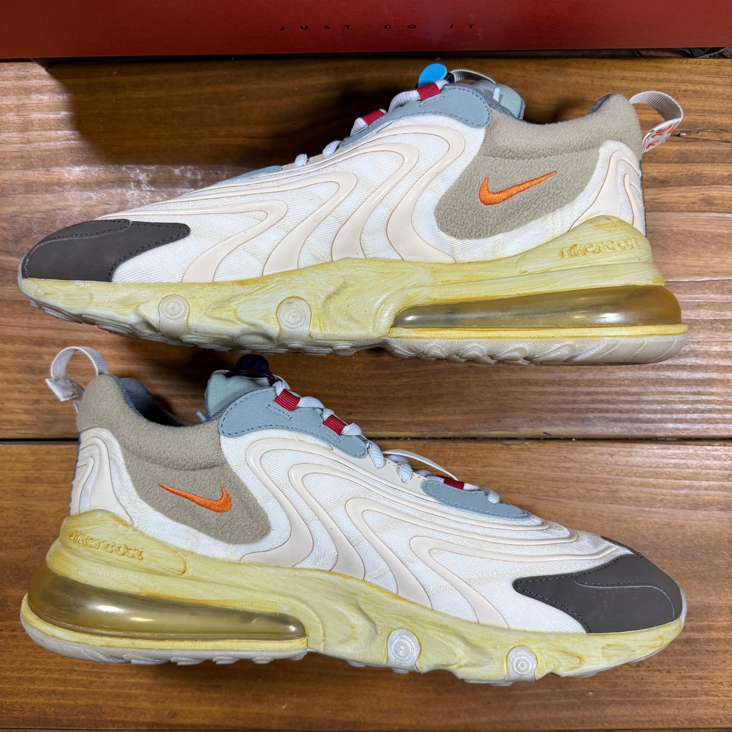 SIZE 13 - Travis Scott x Air Max 270 React ENG 'Cactus Trails' (Used)
