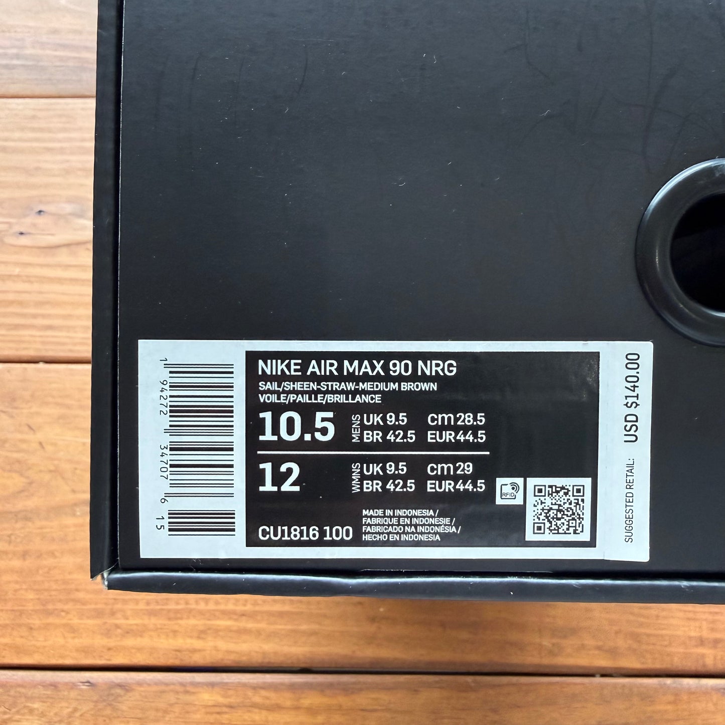 Size 10.5 - DQM x Air Max 90 'Bacon' 2021 (Used)