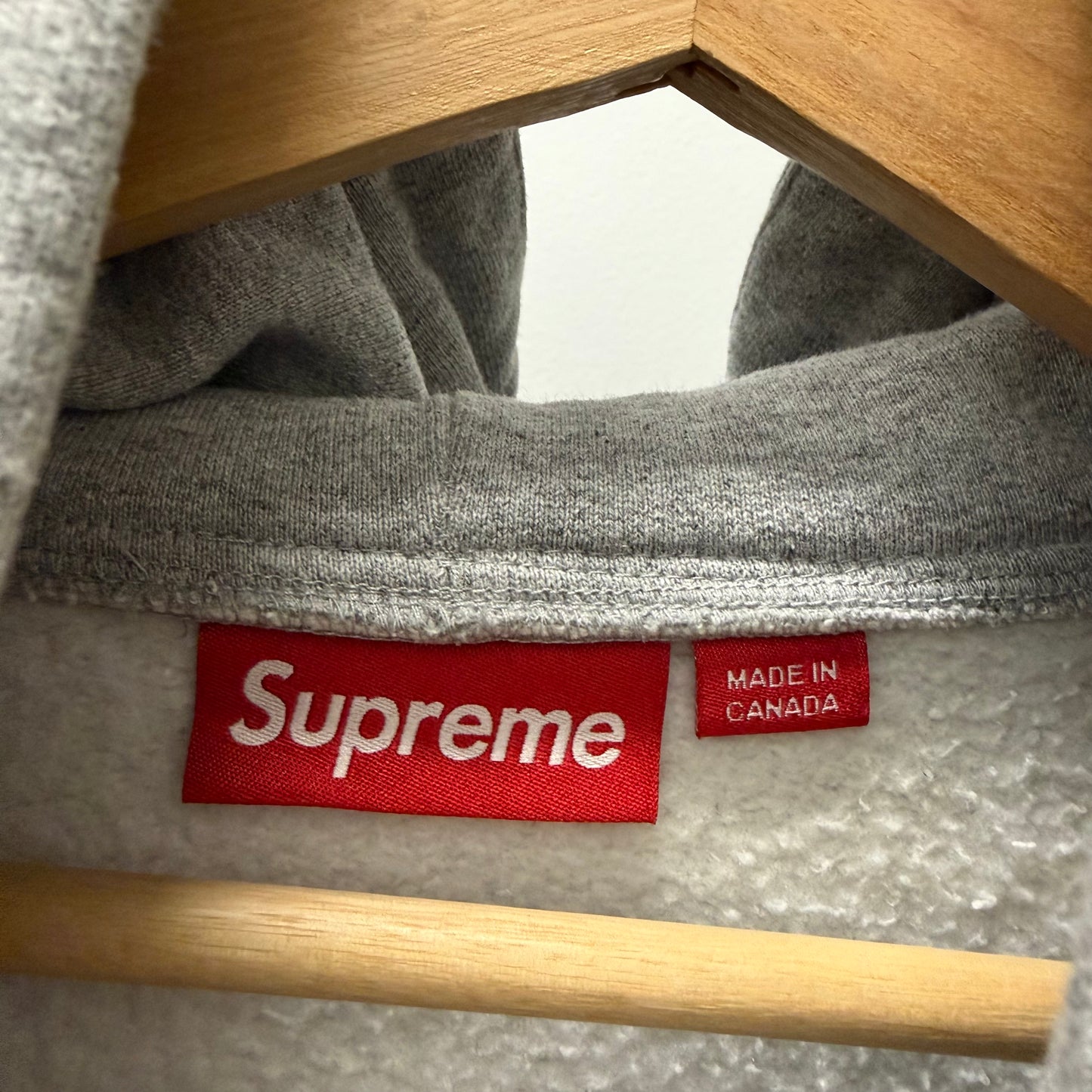Supreme S Logo FW25 Zip Hoodie 'Heather Grey' (Pre-Owned) - XL