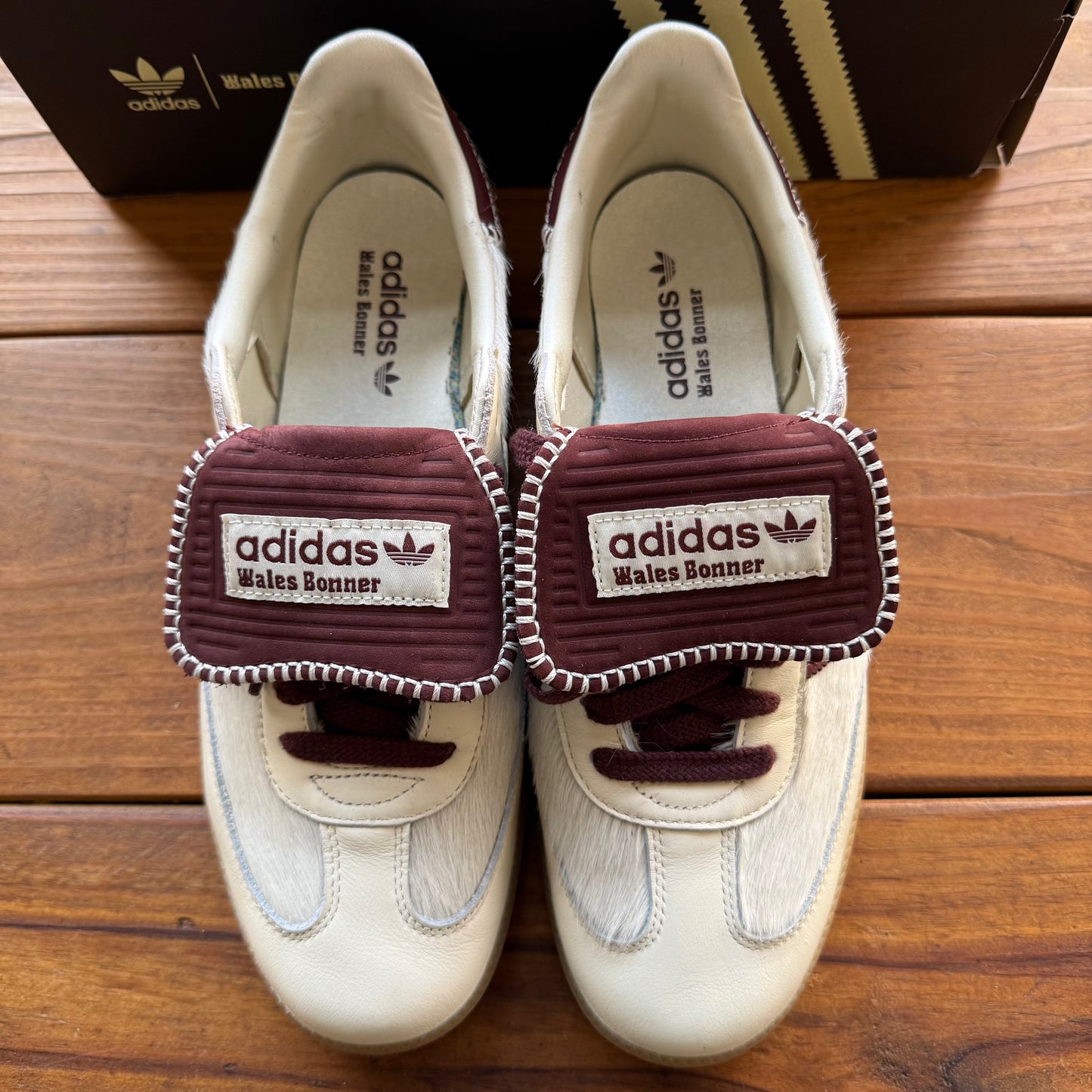 Size 12.5 - Wales Bonner x Samba Pony 'Cream White' (Used)