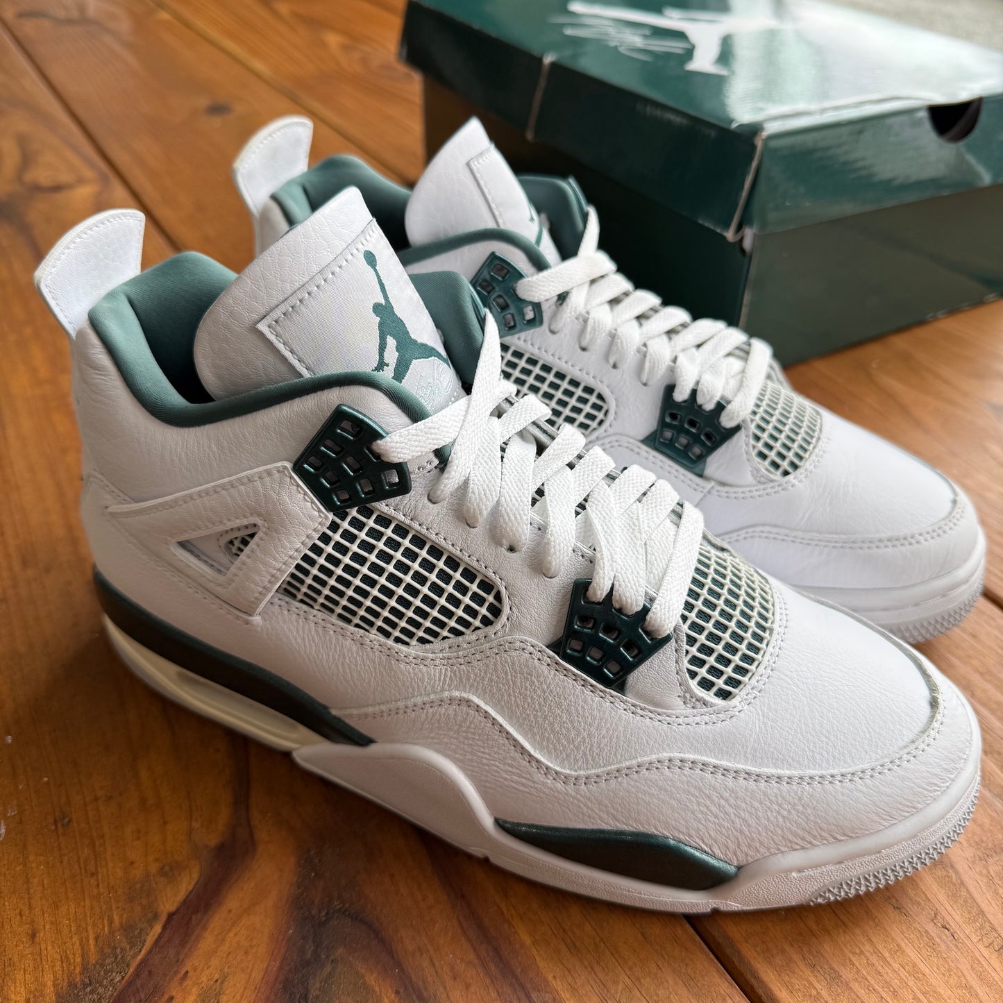 Size 9 - Jordan 4 Retro 'Oxidized Green' (Used)